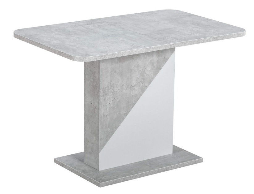 Стол Акцент бетон/белый